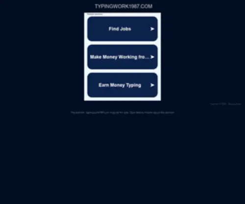 Typingwork1987.com(Typingwork 1987) Screenshot