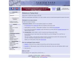 Typingzone.com(Typing Zone) Screenshot