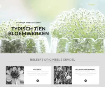 Typischtienbloemwerken.nl(Tineke Geerlings) Screenshot