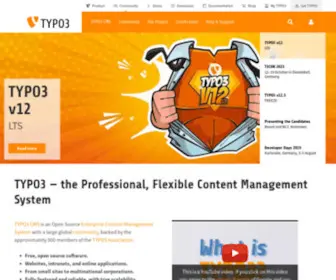 Typo3.org(The Enterprise Open Source CMS) Screenshot