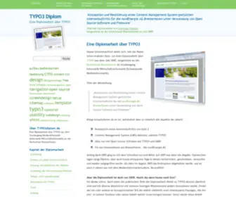 Typo3Diplom.de(TYPO3 Diplom) Screenshot