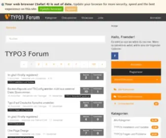 Typo3Forum.net(TYPO3 Forum) Screenshot