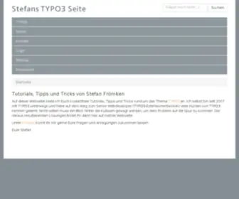 Typo3Lexikon.de(Stefan Frömken stellt auf seiner TYPO3) Screenshot