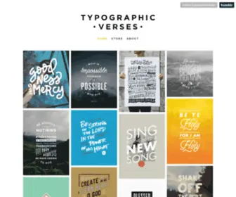 TypographicVerses.com(Typographic Verses) Screenshot