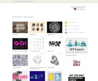 Typography-Daily.com(Typography Daily) Screenshot