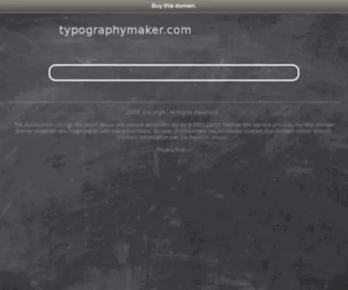 Typographymaker.com(Typography Maker) Screenshot