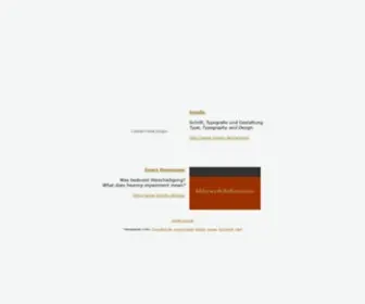 Typolis.de(Typografie) Screenshot