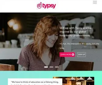 TYPSY.com(Online Hospitality Training) Screenshot