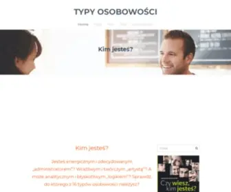 TYpyosobowosci.pl(Typy osobowości) Screenshot