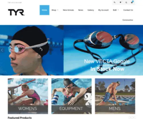 TYR.co.za(South africa) Screenshot