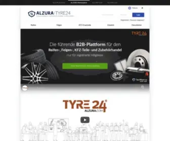 Tyre24.com(B2B-Plattform tyre24.alzura.com) Screenshot
