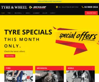 Tyreandwheel.com.au(Tyre Repairs & Replacement) Screenshot