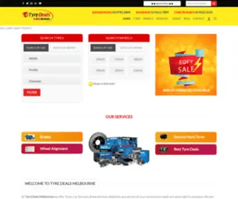 Tyredeals.com.au(Tyre Deals Melbourne) Screenshot