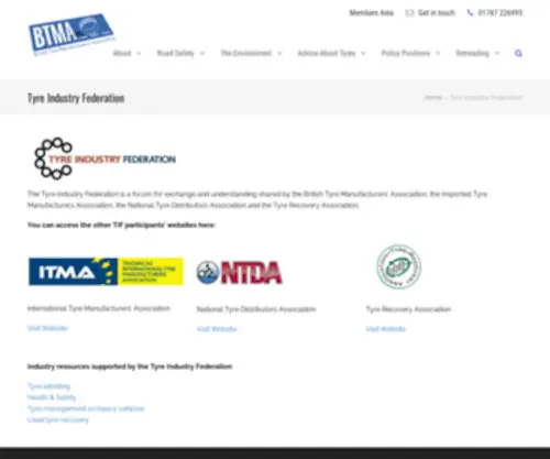 Tyreindustryfederation.co.uk(Tyre Industry Federation) Screenshot