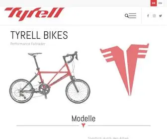 Tyrellbike.de(Tyrell Bikes Deutschland • Performance Falträder aus Japan) Screenshot