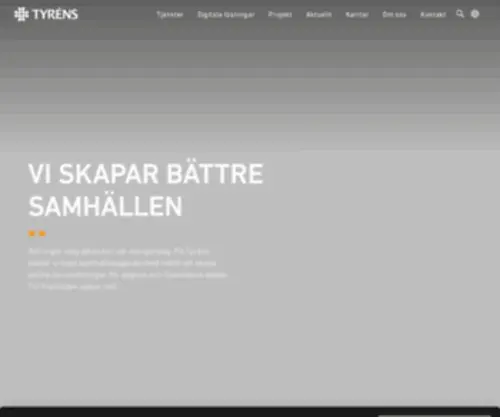 Tyrens.se(För bättre samhällen) Screenshot