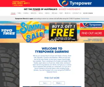 Tyrepowerdarwin.com.au(Tyres Darwin) Screenshot