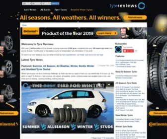 Tyrereviews.com(Tyre reviews) Screenshot