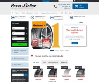 Tyres-Pneus-Online.ie(Tyres Online Ireland at discount prices by PNEUS ONLINE) Screenshot