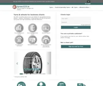 Tyres123.ie(Tyres & wheels for business clients @) Screenshot