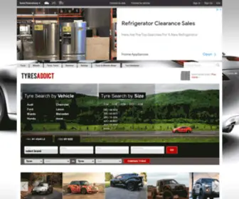 Tyresaddict.com(Tyres & Wheels) Screenshot