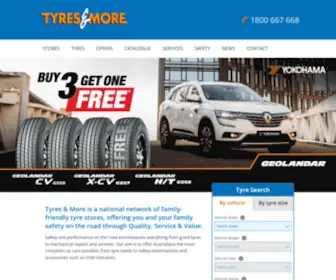 Tyresandmore.com.au(Tyres & More) Screenshot