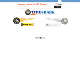Tyreshark.co.uk(New, used and second hand tyres from all over UK) Screenshot