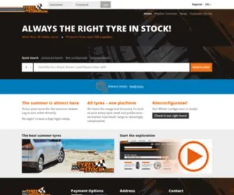 Tyresinstock.com(Tyres in Stock) Screenshot