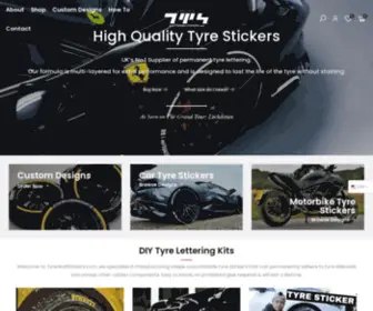 Tyrewallstickers.com(Tyre Stickers) Screenshot