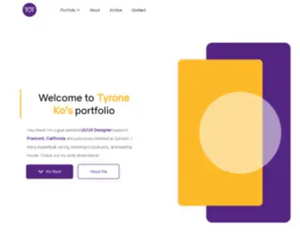 Tyroneko.com(Tyrone's Portfolio) Screenshot