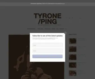 Tyroneping.co.za(Tyrone Ping) Screenshot