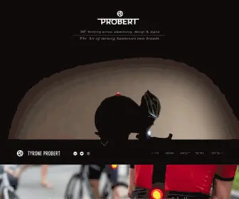Tyroneprobert.com(Advertising & Design) Screenshot