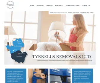 TYrrells-Removals.com(Removal Companies in Hertfordshire) Screenshot