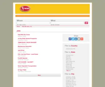 Tyson.jobs(Tyson Foods Jobs) Screenshot