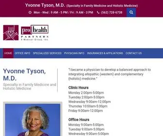 Tysonmd.com(Yvonne Tyson) Screenshot