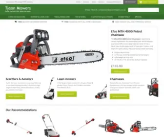 Tysonmowers.co.uk(Tyson Mowers) Screenshot