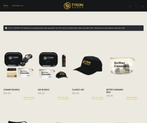 Tysonranchshop.com(Defining premium once and all for all) Screenshot