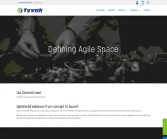 Tyvak.com(Defining Agile Space) Screenshot