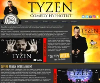 Tyzen.com(Hypnotist Tyzen) Screenshot