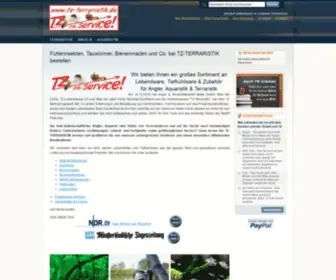 TZ-Terraristik.de(Köderfische kaufen) Screenshot