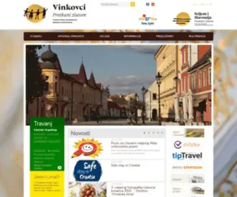 TZ-VinkovCi.hr(Turistička zajednica grada Vinkovaca) Screenshot