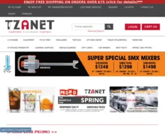 Tzanet.com(Page d'accueil) Screenshot