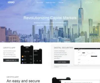 Tzero.com(Revolutionizing Capital Markets Using Blockchain Technology) Screenshot