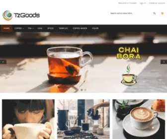 Tzgoods.com(Africa's Finest Coffee & Tea) Screenshot