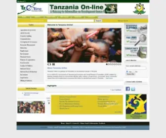 Tzonline.org(Tanzania Online Gateway) Screenshot