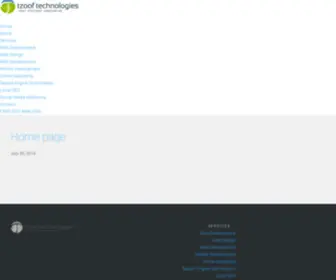 Tzoof.com(Software and Web Development Company) Screenshot