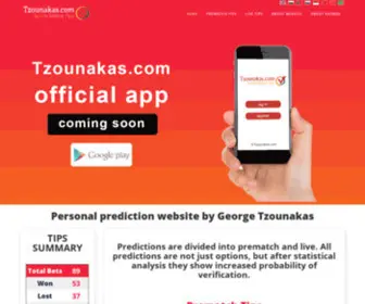 Tzounakas.com Screenshot
