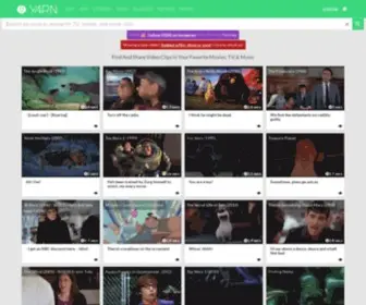 TZR.io(Search clips by quote) Screenshot