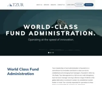 Tzurmanagement.com(World-class Fund Administration) Screenshot