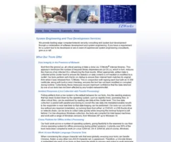 Tzworks.net(TZWorks LLC) Screenshot